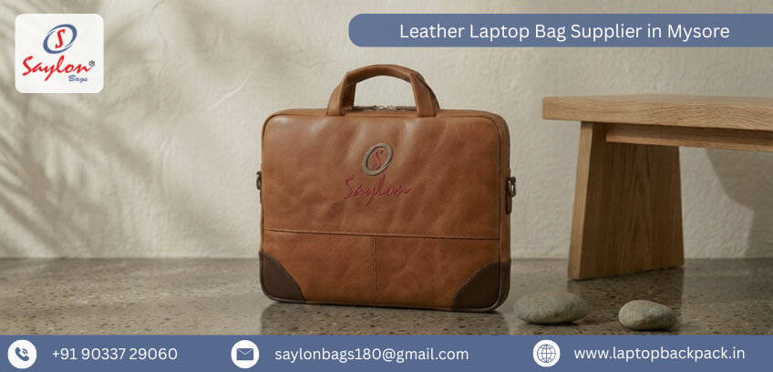 Leather Laptop Bag Supplier in Mysore