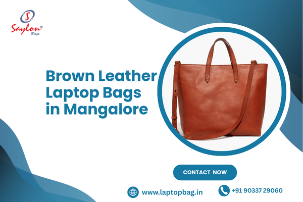 Brown Leather Laptop Bags in Mangalore