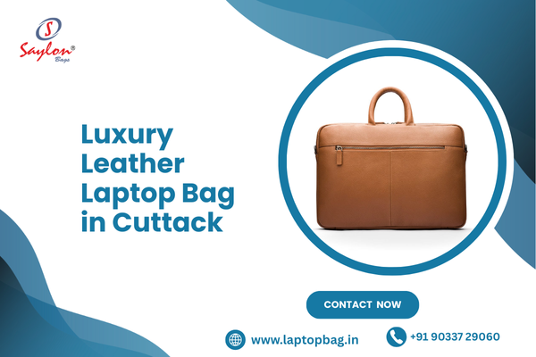 Luxury Leather Laptop Bag in Cuttack
